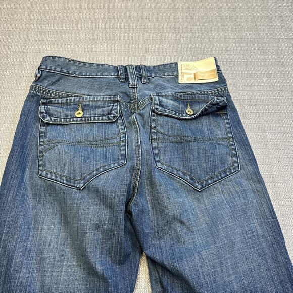 Pepe Denim Jeans Mens 34 Back Pocket Flap‎ Y2k Hip Hop Streetwear - Picture 1 of 10